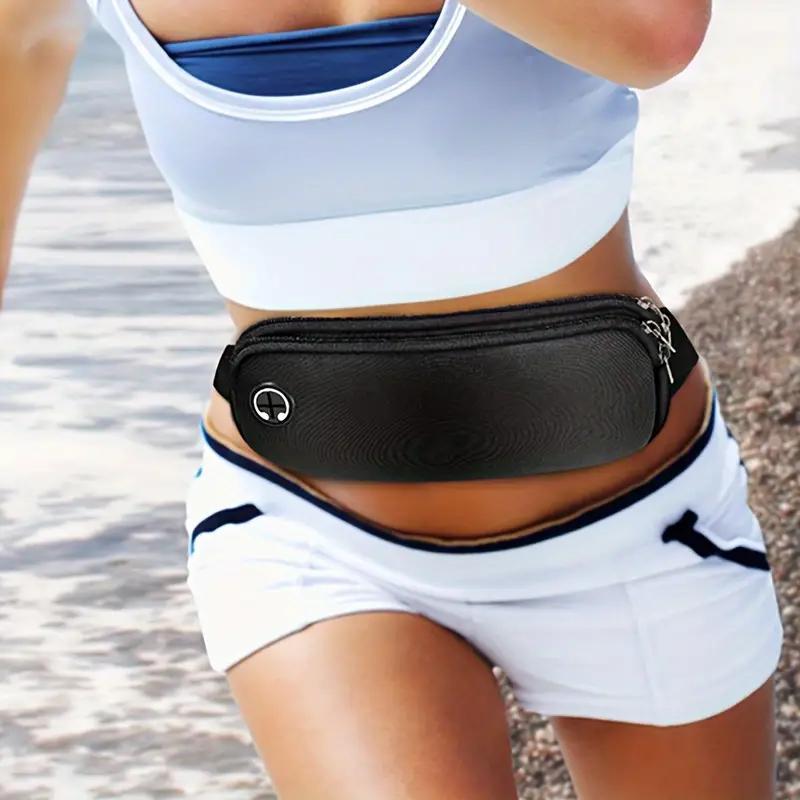 Adjustable Waist Bag, Waterproof Waist Bag with Adjustable Strap & Multiple Pockets, Sports Storage Bag for Running, Cycling & Gym Workout