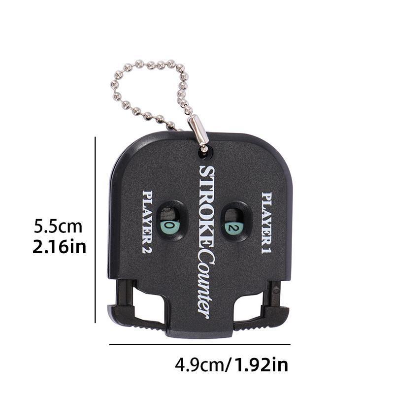 Mini Golf Score Counters, 1 Count Portable Golf Stroke Putt Score Counter Two Digits Scoring With Key Chain, Golf Training Aids Golf Accessory