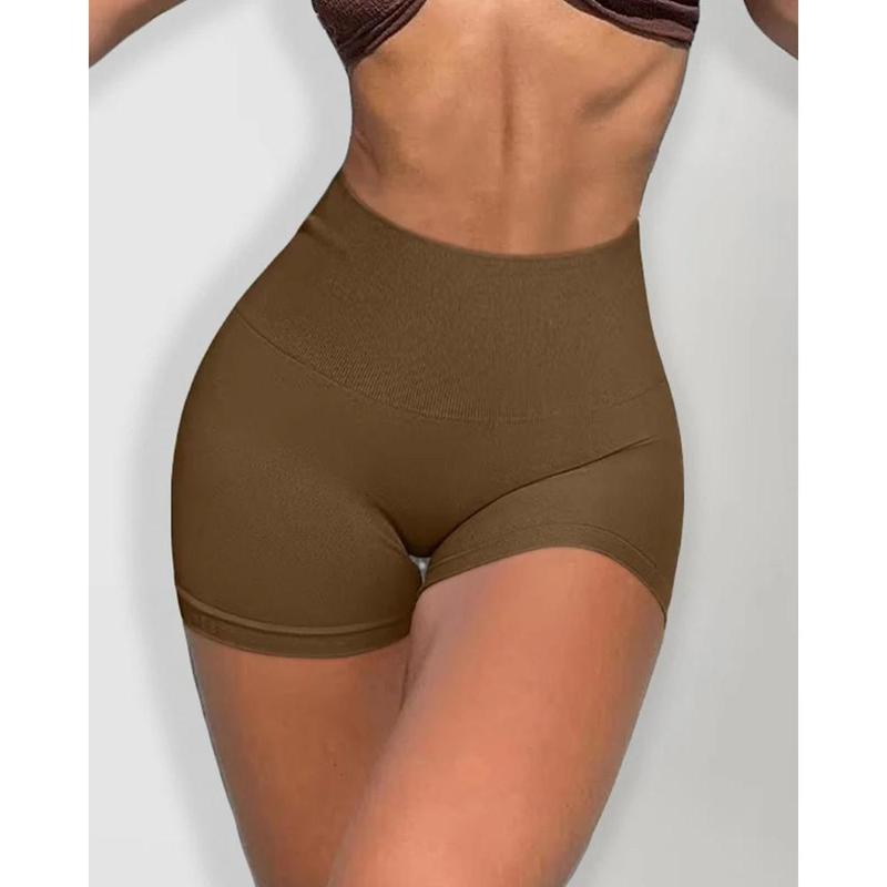 Seamless High-Waisted Hip Lift Shorts