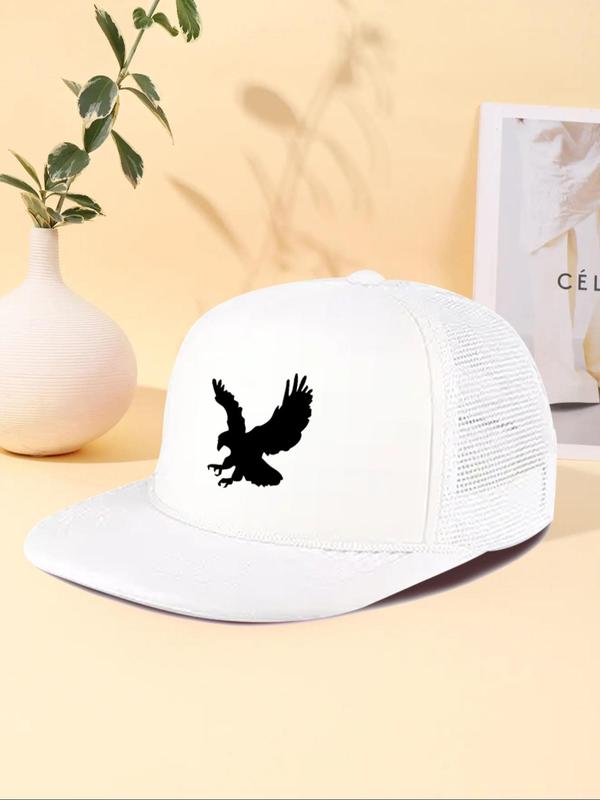 2024 New Style Eagle Print Baseball Cap, Street Style Animal Decor Sun Protection Baseball Cap, Fashion Adjustable Wide Brim Hat for Men & Women for All Season