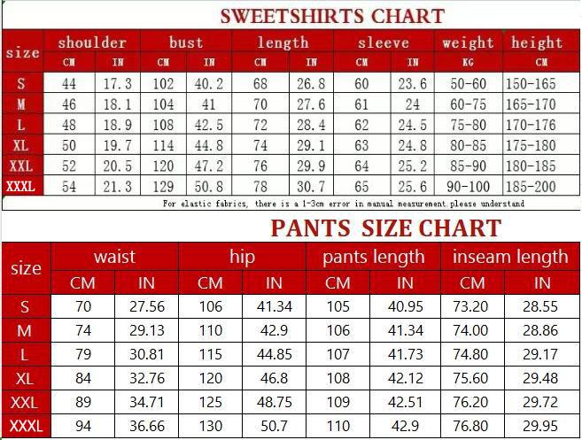 Men's 2-Pack Fleece-Lined Full Zip Hoodie & Jogger 2 Piece Sports Set(Please Refer To The Size Chart When Purchasing)