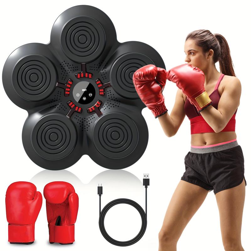 1-Piece Upgrade Design Smart Wireless Music Boxing Machine, Wall-Mounted Boxing Training Equipment, Home Training Boxing Target, Support Music Playback and Connect Music Boxing Machine, Used to Improve Speed, Timing and Reaction Ability