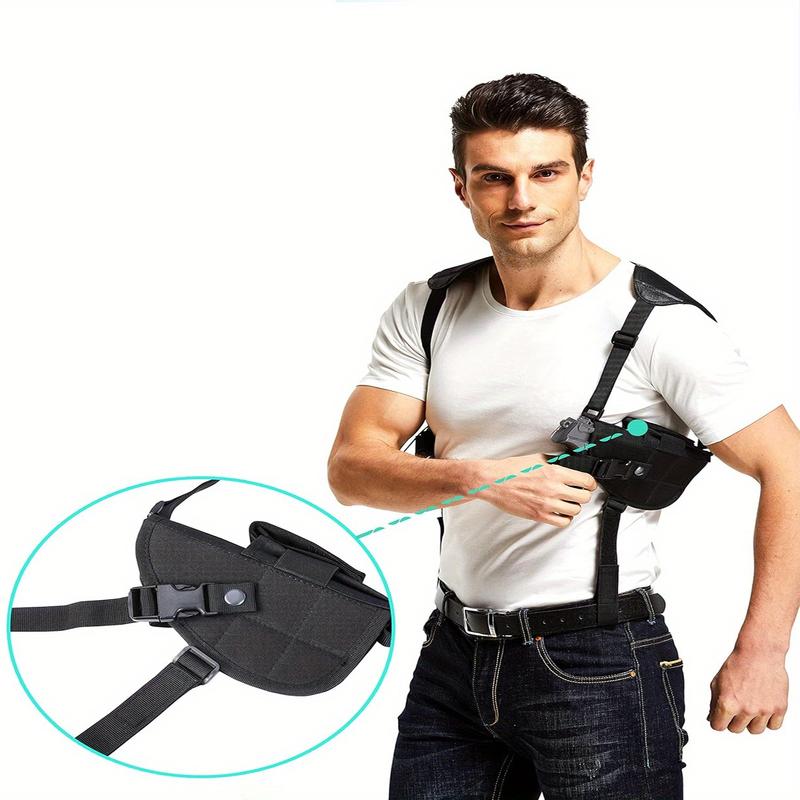 Holster-Fits Compact to Large Handguns Concealed Carrying Shoulder Holster with Cartridge Bag, Fits Left and Right Hand Gun Accessories