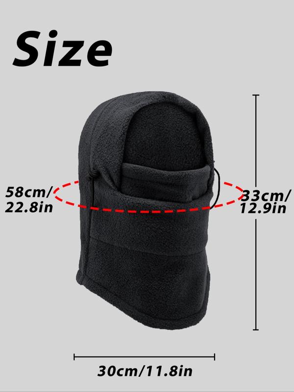 Winter Warm Balaclava, Adjustable Ski Face Mask, Windproof Warm Face Cover for Men & Women, Sports & Outdoor Clothing Accessories for Cycling, Motorcycle