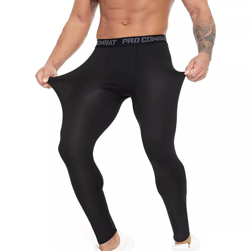 Men's Running Compression Pants Breathable and Cool Dry Sports Legging Athletic Baselayer Workout Tights