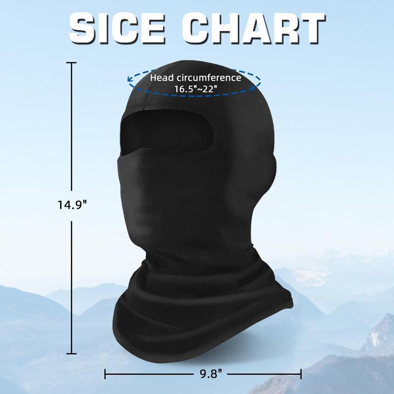 6 Pack Balaclava Ski Mask for Men Women, Full Face Cover  Cycling Motorcycle Hiking Outdoor Sports