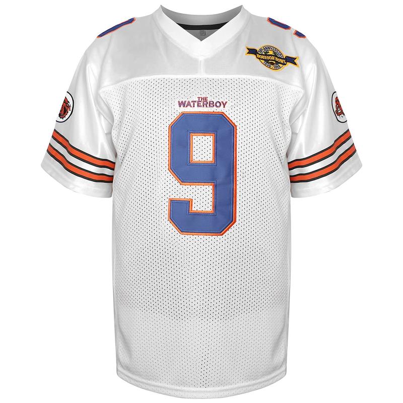 Football Jersey Men 9 Bobby Boucher The Waterboy Mud Dawgs Movie Jersey Adam Sandler