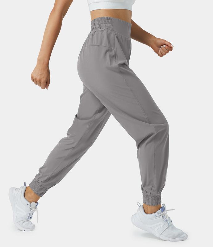 Halara High Waisted Elastic Waistband Casual Joggers