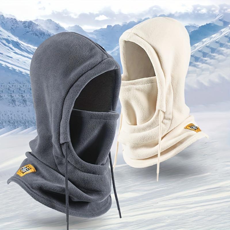 1pc Winter Cycling Balaclava For Men And Women – Warm And Windproof Headgear With Hidden Nose Bridge