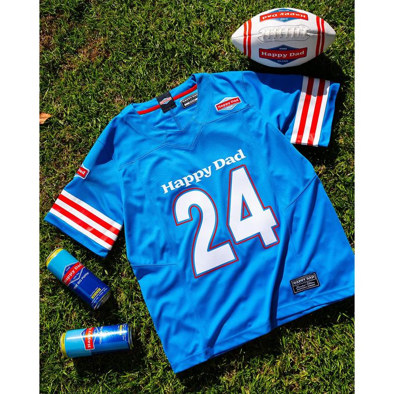 Happy Dad Football Jersey '24 (Blue)