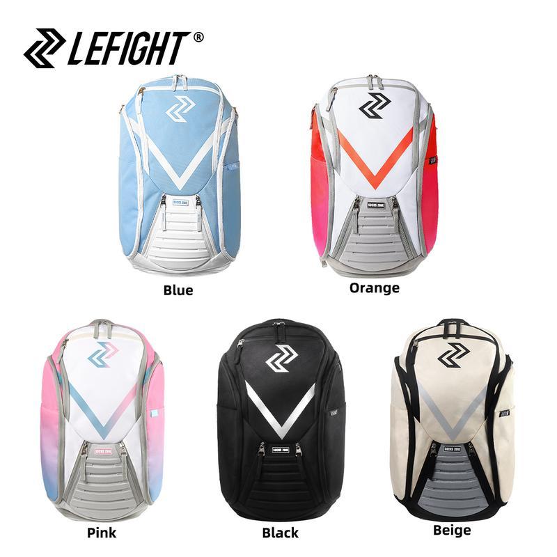 LEFIGHT Hoops Elite Pro Basketball Backpack with Wet and Dry Separation Compartment and Ball Rack