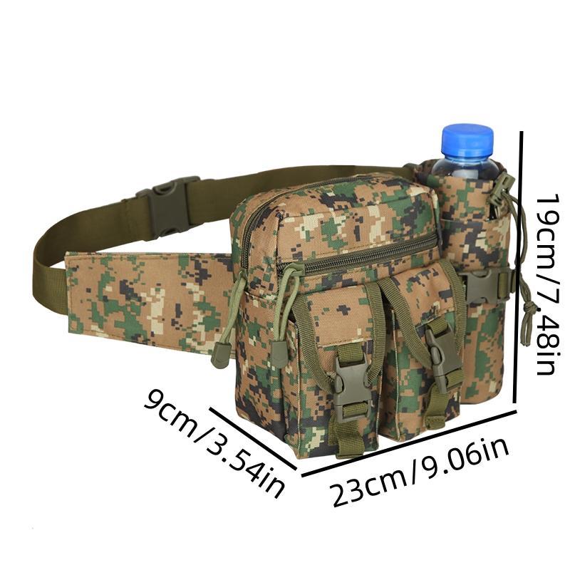 Multifunctional Water Bottle Shoulder Bag, Waterproof Water Bottle Waist Bag, Outdoor Water Cup Storage Bag for Climbing Fishing