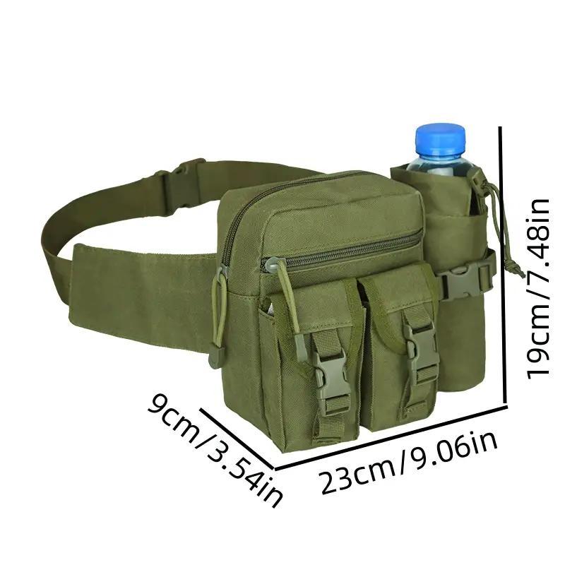 Multifunctional Water Bottle Shoulder Bag, Waterproof Water Bottle Waist Bag, Outdoor Water Cup Storage Bag for Climbing Fishing