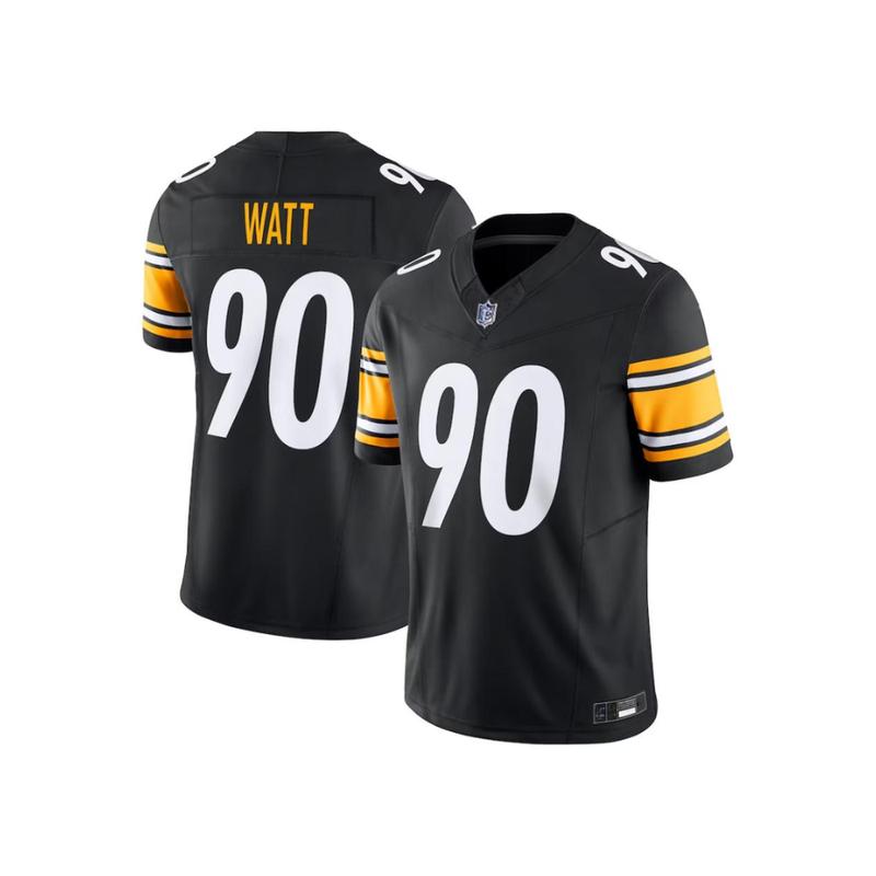 Men's Pitsburghh Steelerss T.J. Wattt Black Limited Jersey, home jersey, fan merchandise, sport day