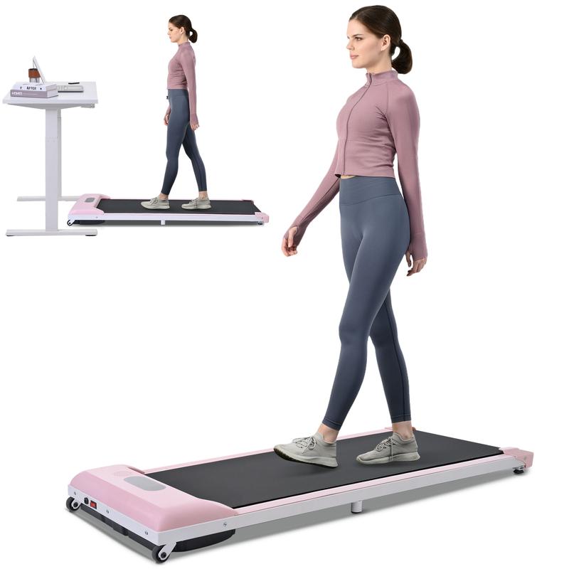 [Bellemave] 260lbs 2 in 1 Under Desk Electric Treadmill 2.5HP, Remote Control, Display, Walking Jogging Running Machine Fitness Equipment for Home Gym Office