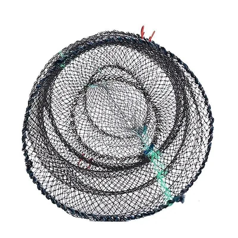 Foldable Fishing Net, 1 Count Multi-size Portable Lightweight Durable Shrimp Crab Fishing Trap, Fishing Accessories for Fishing Enthusiasts Outdoor