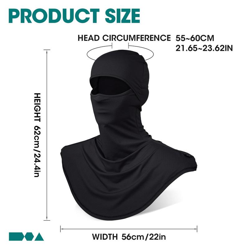 Breathable Sun Protection Balaclava Face Mask, Full Face Cover for Men and Women, Outdoor Sports Face Mask for Cycling, Hiking, Running