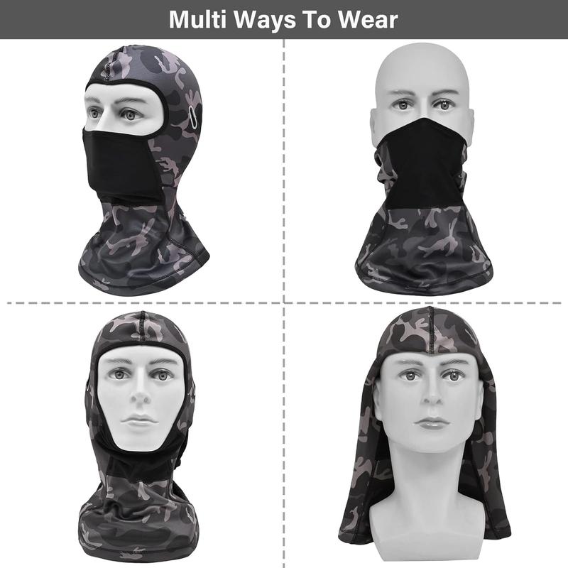 2 Pack Winter Ski Mask for Men Women Windproof Warm Face Mask for Skiing, Snowboarding, Motorcycle Riding