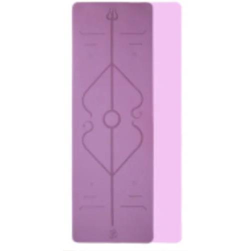 PosturePerfect Mat with Position Lines for Yoga and Pilates  Non-Slip Yoga Mat