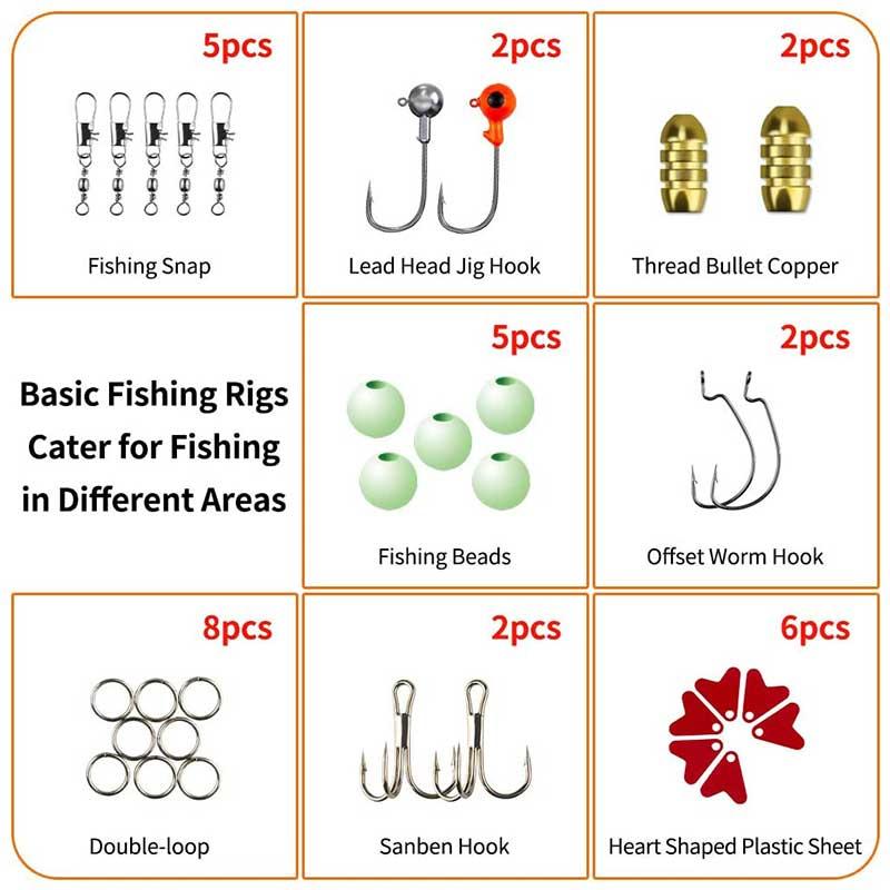 Fishing Lures Kit, 78pcs box Fishing Lures Set, Including Spoon Lures, Soft Plastic Worms, Crankbait Jigs, Multifunctional Fishing Accessories Tackle Box, Summer Outdoor Fishing Supplies