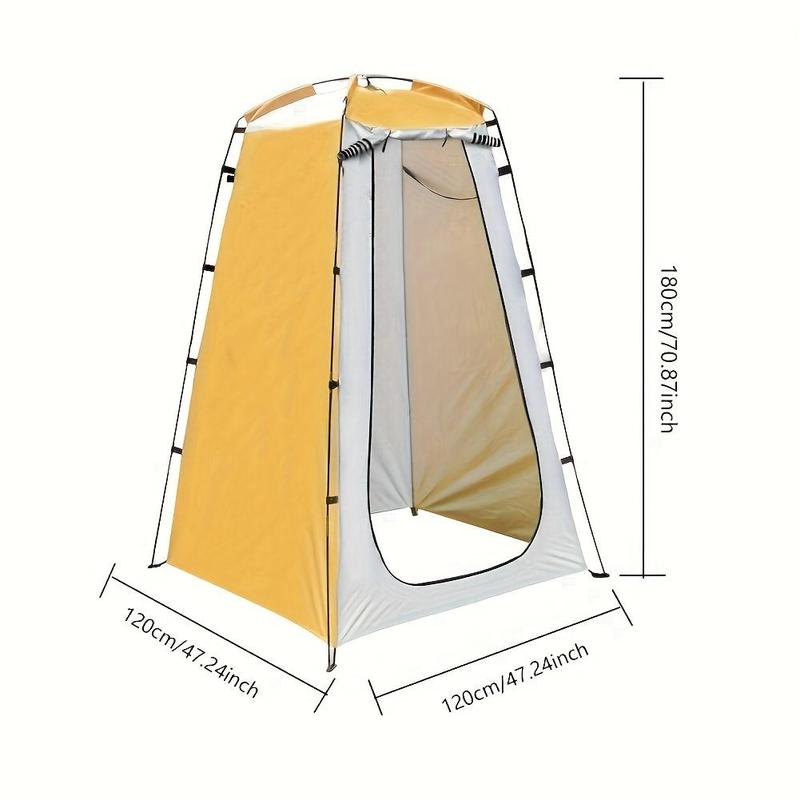 Foldable Camping Toilet, 1 Count Portable Waterproof and Sun-proof Folding Camping Toilet, Outdoor Camping Toilet, Camping & Hiking Equipment