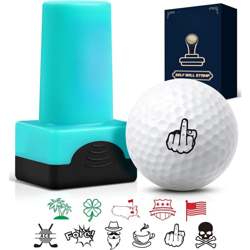 Golf Ball  for Golf Gifts - Golf Ball Marker  Personalized Golf Accessories for Men Women, Self-Inking Golf Ball Stamper Durable Color Reusable Golf Ball Marking Tool