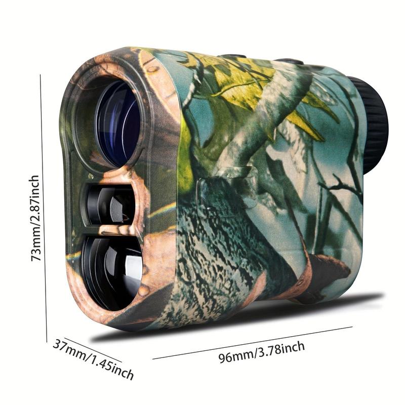 1000M yard laser rangefinder with linear, angular, and horizontal distance measurement capabilities for outdoor activities