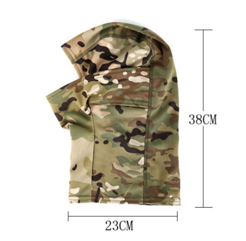 Full Face Mask Tactical Balaclava Outdoor Camouflage Military Hood for Men Women