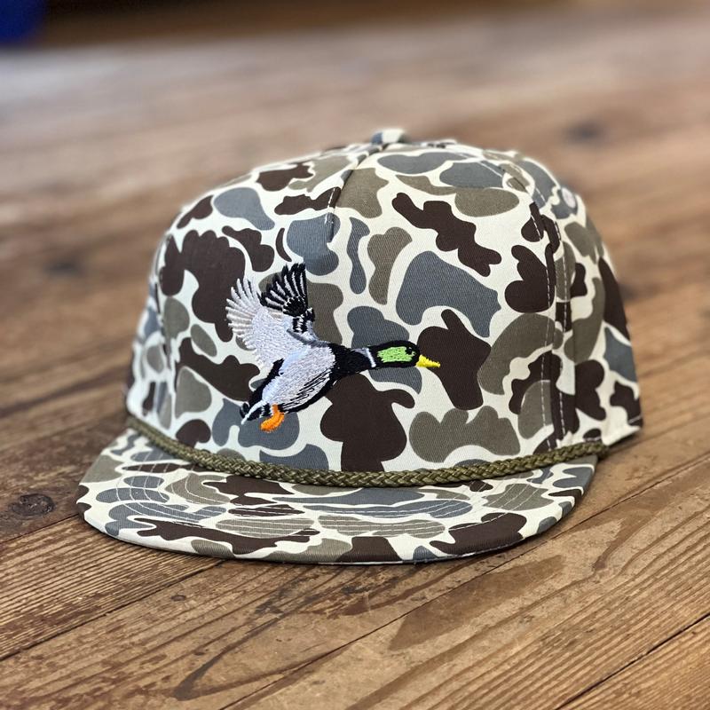 AIX Flying Mallard Full Panel Desert Old School Camo Rope Hat