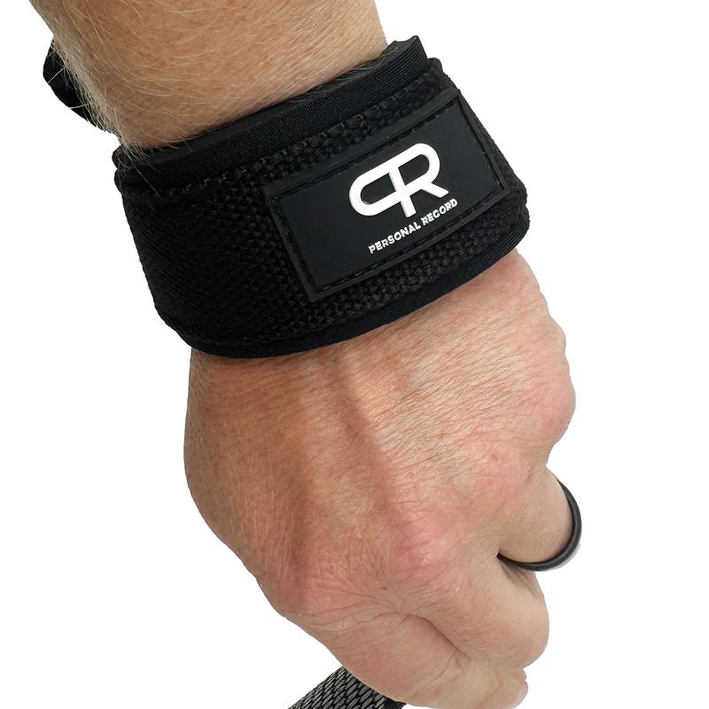 Personal Record Lightweight Wrist Straps - PR904 - Black