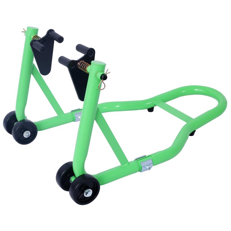 Donext Motorcycle Stand 850LB Sport Bike Rear Wheel Lift Swingarm Paddock Stands Green, U