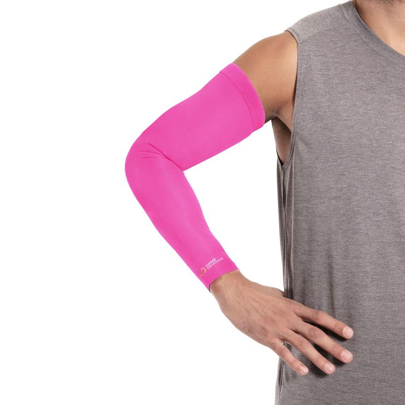 Copper Compression Arm Sleeve for Men and Women Sports and Outdoor Activities