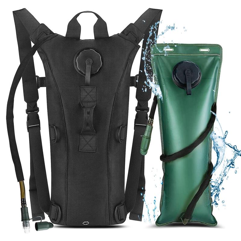 Hydration Backpack with 3L Water Bag, Water Storage Backpack with Water Bladder, Outdoor Water Storage Bag for Hiking, Running, Cycling