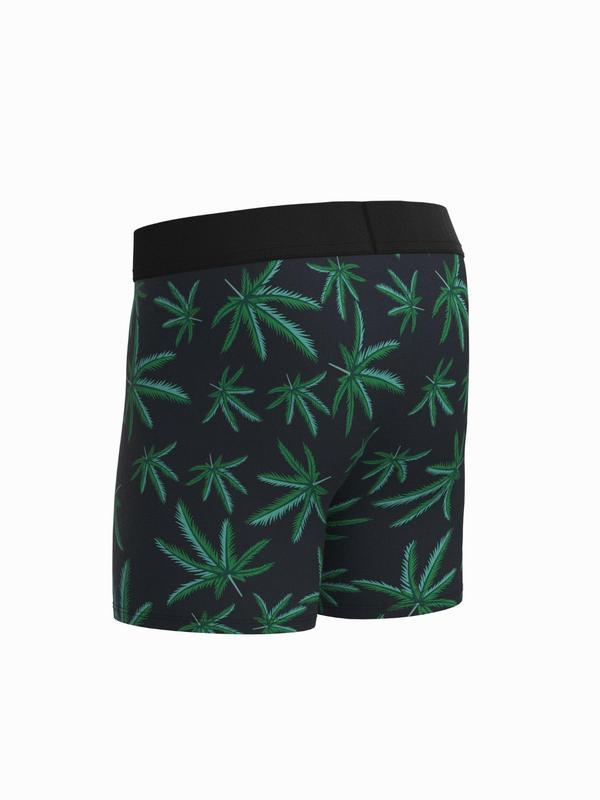 Men's Maple Leaf Print Drawstring Waist Sports Brief, Regular Fit Casual Comfy Breathable Swim Brief, Women's Sport & Outdoor Clothing For All Seasons