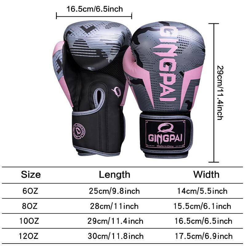 Professional Boxing Gloves, 1 Pair Breathable & Wear-resistant Boxing Gloves, Boxing Training Equipment for Men & Women