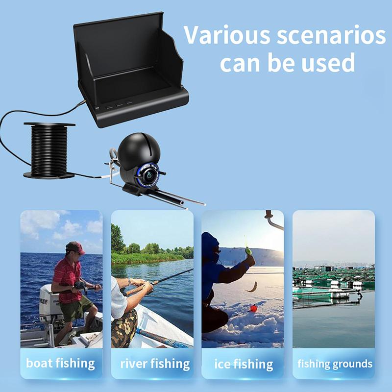 Underwater Fishing Camera, HD Fishing Camera for Mounting on Fishing Pole, Fishing Supplies, Fishing Essentials, Fishing Equipment, Fishing Accessories, Christmas Gift