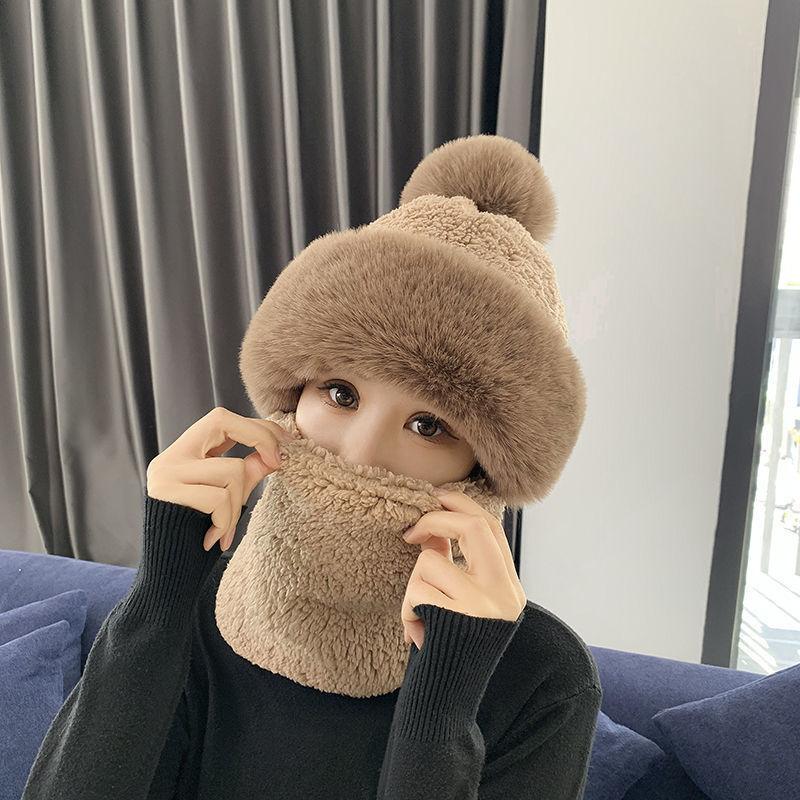 Warm Winter Face Mask Cozy Fleece Balaclava for Women Windproof Ski Mask, Full Coverage Hat, Neck Warmer & Scarf Outdoor Gear for Cold Weather