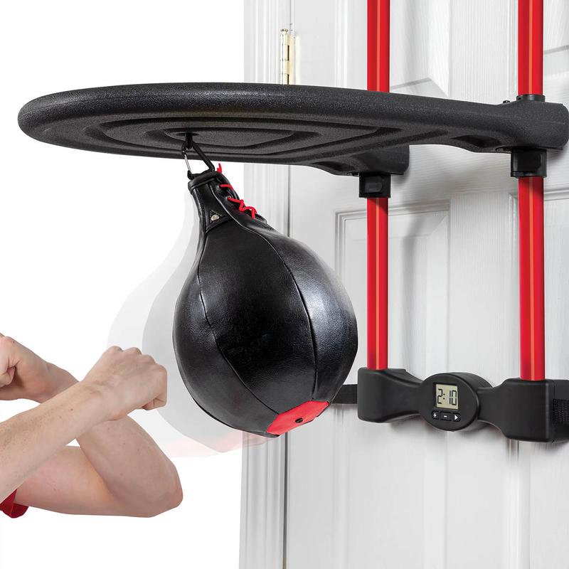 Over-the-Door Speed Bag Trainer - Boxing Training Equipment, Adjustable Height for Home Fitness