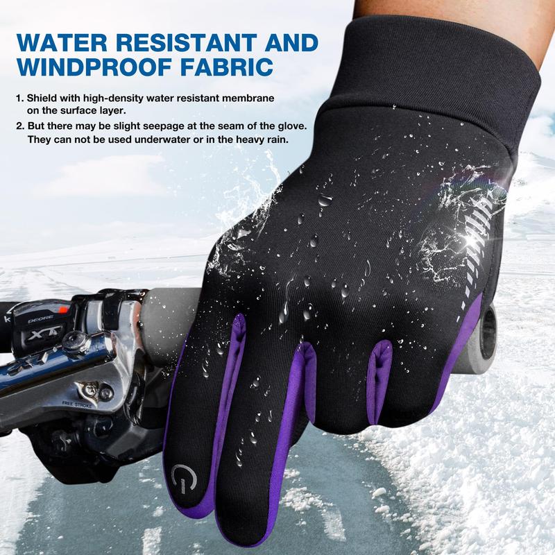 SIMARI Winter Gloves Women Men Ski Snow Gloves Liner Thermal Warm Touch Screen, Suit for Running, Cycling, Biking, Hiking, Driving, Walking, Typing, Freezer Work, Sports, Soccer, Shooting, Gaming 102 Majesty Small