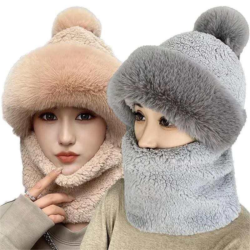 Warm Winter Face Mask Cozy Fleece Balaclava for Women Windproof Ski Mask, Full Coverage Hat, Neck Warmer & Scarf Outdoor Gear for Cold Weather