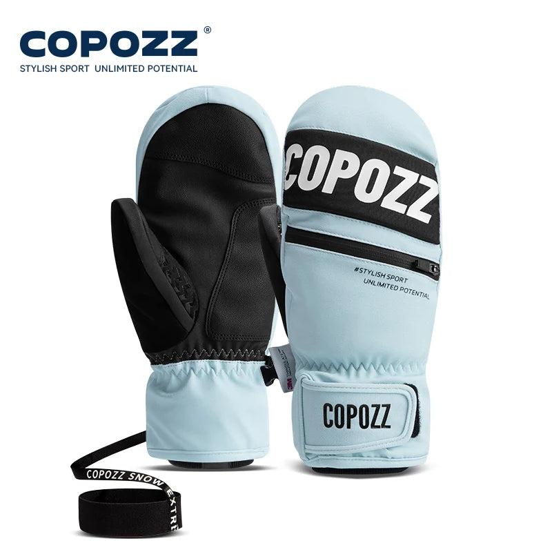 COPOZZ 3M Thinsulate Ski Gloves Women Men Windproof Breathable Waterproof Thermal Winter Warm Snow Mittens Snowboard Accessories