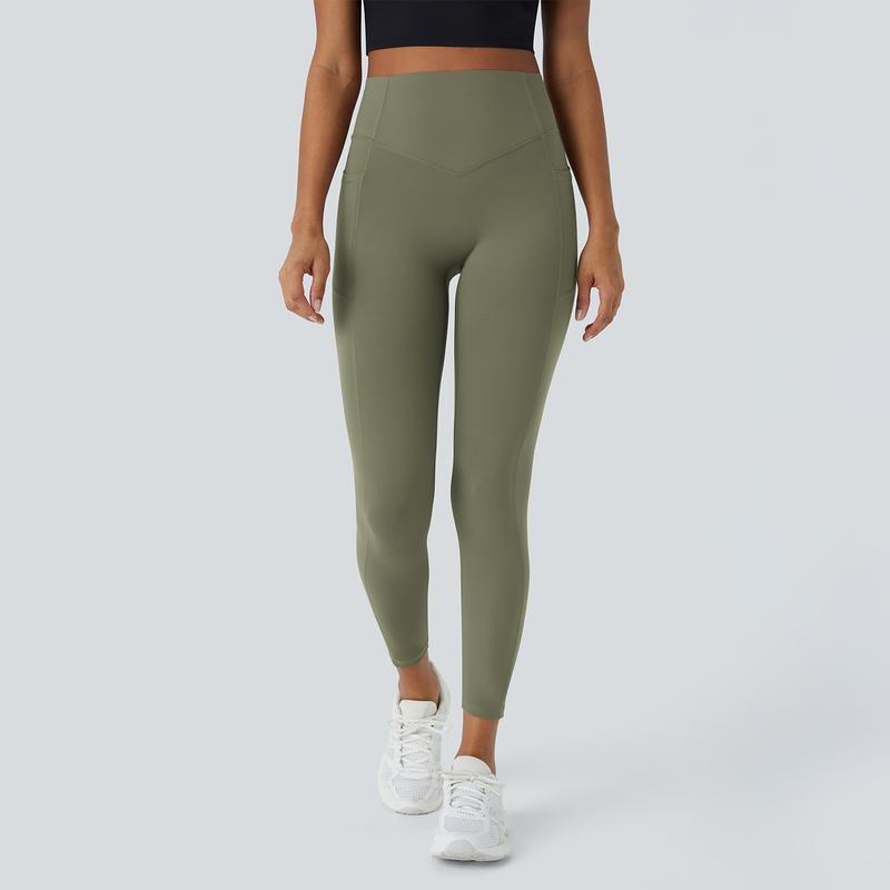 Halara SoCinched High Waisted Butt Lifting Tummy Control Side Pocket Shaping Training UltraSculpt Leggings