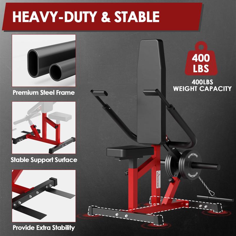 syedee Seated Dip Machine Plate Loaded- Tricep Dip Press Machine with Cable Bar for Biceps Chest Training, Hold up to 400LBS