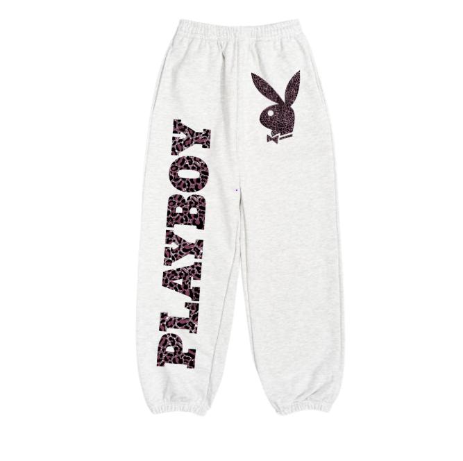 Playboy Bunny Unisex Sweatpants, Playboy Sweatpants, Unisex Y2K Trendy Streetwear Sweatpants, Sweatpants For Woman, Sweatpants For Men