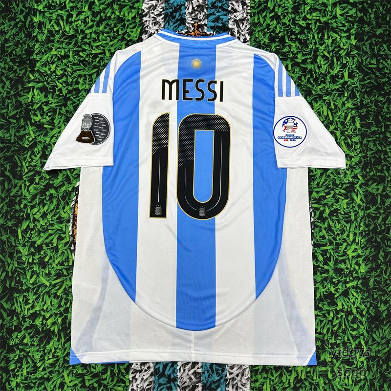 2024 Copa America Argentina Lionel Messi NO.10 Home Short Sleeve Football Jersey