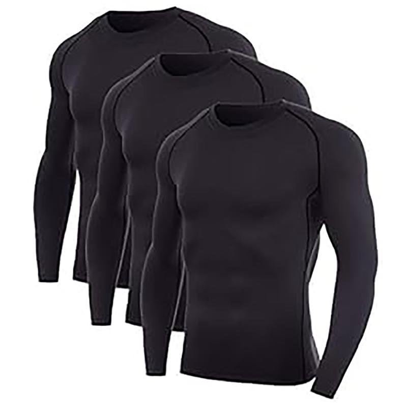 14.99  SILKWORLD Men's 2~3 Pack Long Sleeve Shirts for fall, Quick Drying Breathable Fit Sports T-Shirt, Men's Sportswear