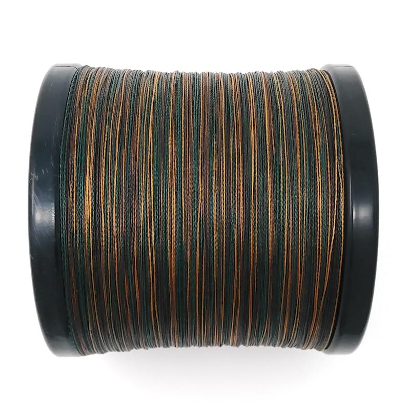 Reaction Tackle Braided Fishing Line - Green Camo