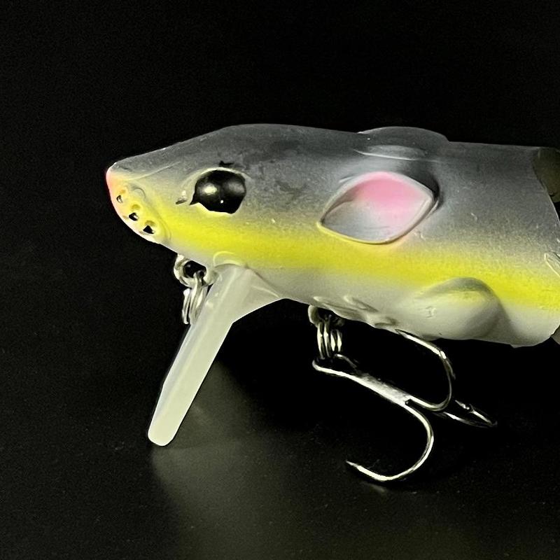 Simulated Mouse Lure with Hook, 3 Counts set Swimbait with Hook, Effective Mouse Lure for Catching Pike and Other Fish