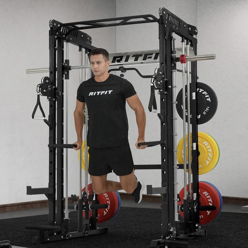 Upgrade M1 2.0 Multi-functional Smith Machine with Powerful Storage System smith machine squat machine power rack