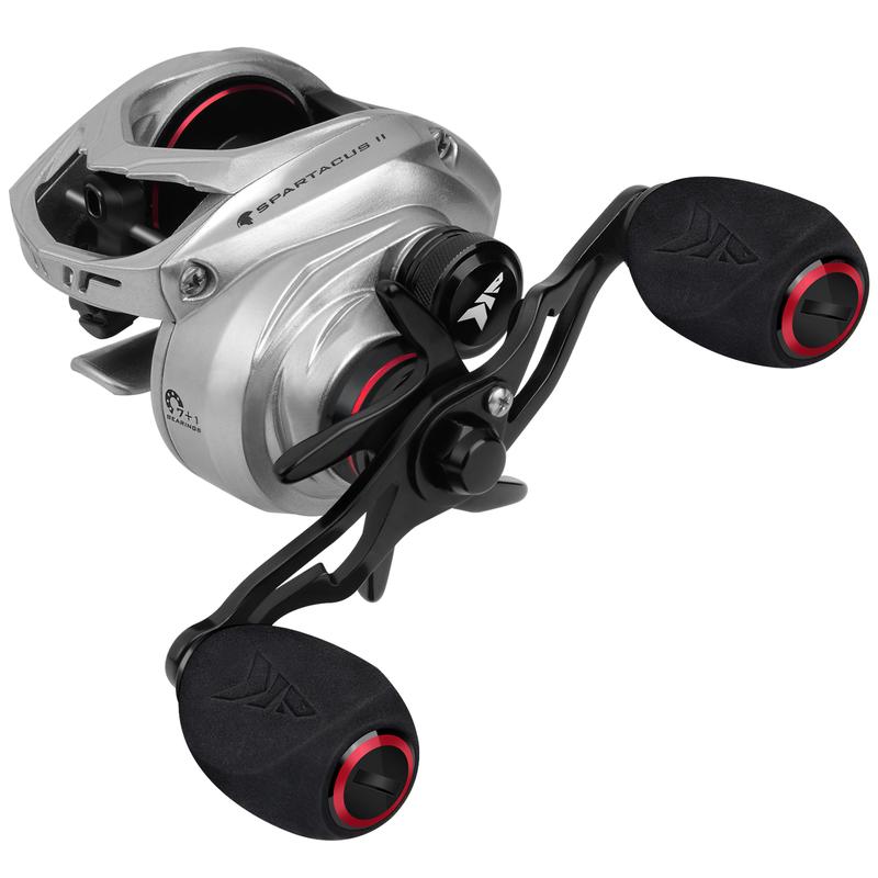 KastKing Spartacus II Baitcasting Fishing Reel, 6oz Ultralight Baitcaster Reel, Super Smooth with 17.6 LB Carbon Fiber Drag, 7.2:1 Gear Ratio, 39mm Palm Perfect Lower Profile Design